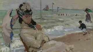 Thumbnail: Art for your TV • Camille on the Beach in Trouville (1870) Claude Monet • Ambient Display Background