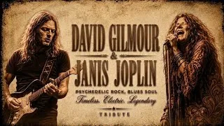 Thumbnail: Janis Joplin & David Gilmour – I Buried My Heart Beneath the Moon - Psychedelic - Inspired Tribute🎸