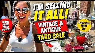 Thumbnail: Selling it All! Massive Antique and Vintage Estate Garage Sale - Let the Shopping Begin