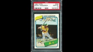 Thumbnail: PSA Keeps Pop Controlling the Rickey Henderson Rookie Card