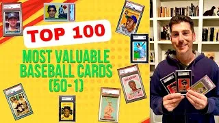 Thumbnail: Top 100 MOST VALUABLE Vintage Baseball Cards in My Collection! (Part 2: #50–#1 Revealed!)