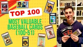 Thumbnail: Top 100 MOST VALUABLE Vintage Baseball Cards in My Collection! (Part 1: #100–#51 Revealed!)