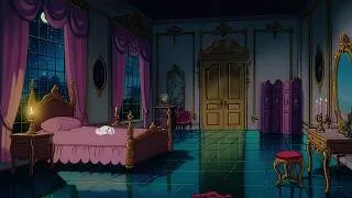 Thumbnail: distant 1940s oldies playing in another room on a dreamy castle room | nostalgic ambience
