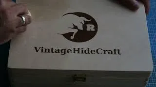 Thumbnail: Creating a Luxury Gift Box for Handmade Leather Goods | Laser Engraving & Wax Finish