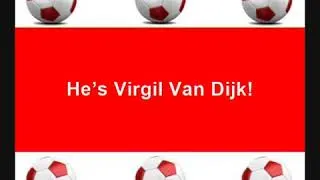Thumbnail: "He's Virgil van Dijk" chant with Lyrics