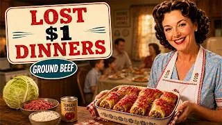 Thumbnail: 30 Cheap $1 Ground Beef Dinners That Stretched to Feed the Whole Family