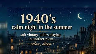 Thumbnail: This is exactly what the silence of 1948 sounded like. (Calm night & vintage radio)