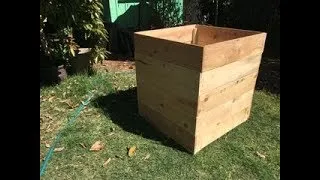 Thumbnail: DIY Compost bin. Easy build for all skill level. Get composting now!