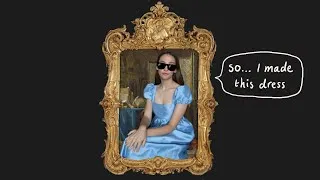 Thumbnail: Making myself a regency dress, Bridgerton style 😏