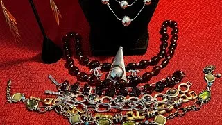 Thumbnail: Jewelry Haul! Sarah Coventry, Garnets, Avon & more! 🎉