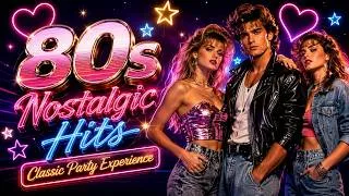 Thumbnail: 80s Nostalgic Hits 🎵 Retro Music Journey 🎹 Classic Party Experience