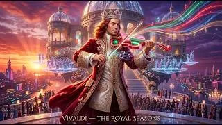 Thumbnail: ⚡ Vivaldi Reborn in Melodic Techno 2026 🎻 | Four Seasons Cyber Symphony