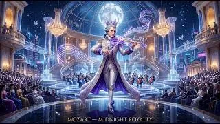 Thumbnail: 🌟 Mozart Reborn in Melodic Techno 2026 🎻 | Eternal Violin Cyber Symphony
