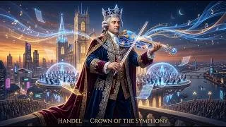 Thumbnail: ⚡ Handel Reborn in Melodic Techno 2026 🎻 | Royal Baroque Cyber Symphony