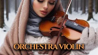 Thumbnail: Orchestral Journey: A Solitary Violin Rises Amid Stormy Skies, Echoing Lost Memories