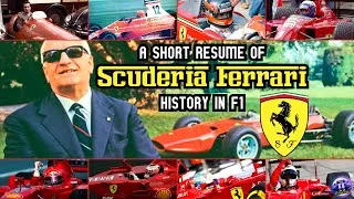 Thumbnail: A short resume of SCUDERIA FERRARI HISTORY in F1 in 2 minutes | VIPERAUTOMANIA