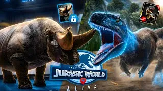 Thumbnail: Free INDORAPTOR MATTEL Dna + ARSINOITHERIUM Unlock 🔓 || Jurassic World Alive || V3.22