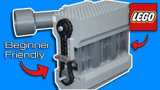 Thumbnail: Let's Build a Mighty LEGO Inline-3 Vacuum Engine! (Tutorial)