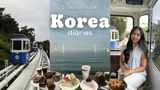 Thumbnail: BUSAN Vlog 🚃🇰🇷| cafe hopping, Gwangali beach, Mipo sky capsule, 2 day Korea travel itinerary