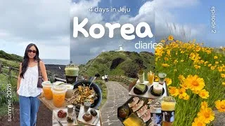 Thumbnail: JEJU Vlog 🌻🇰🇷| best hikes, cafe hopping, street food, 2 day Korea travel itinerary 