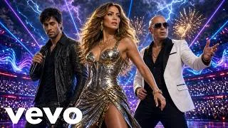 Thumbnail: Pitbull x Enrique Iglesias x Jennifer Lopez – Electric Storm ⚡ | AI Music Video