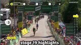 Thumbnail: Tour de France Stage 19, Tour de France Highlights, Stage 19 Highlights, Cycling Highlights