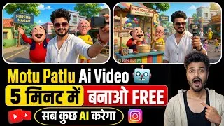 Thumbnail: How to Make Motu Patlu Ai Video | Instagram Trending Motu Patlu Ai Video Editing