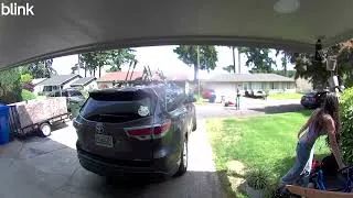 Thumbnail: Go-Kart Driver Slams Into Porch Post and Flees