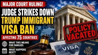 Thumbnail: Federal Judge Strikes Down Trump’s Immigrant Visa Ban Affecting 75 Countries — What Happens Next?