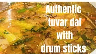 Thumbnail: COOK ALONG: AUTHENTIC TUVAR DAL WITH DRUM STICKS #vegan #authenticrecipe #cookalong #desifood #tasty