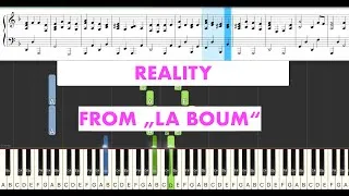 Thumbnail: REALITY 🌟 from "La Boum" 🌟 Richard Sanderson 🌟 Piano Cover