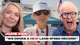 Thumbnail: "Spent Two Weeks With JCB BREAKING A World Speed Record!" | Jodie's "Kidd In A Sweetshop" YT Channel