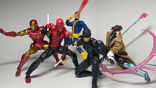 Thumbnail: Some Updated Custom Mafex and CT Toys Action Figures (Daredevil, Iron Man, Cyclops, Gambit)
