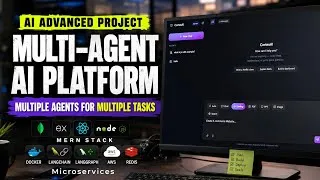Thumbnail: 🚀 Build a Production-Ready Multi-Agent AI Platform | MERN, Microservices,RAG,LangGraph, Docker & AWS