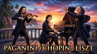Thumbnail: Paganini, Chopin & Liszt 🎻⚡ | Classical Music Becomes Techno