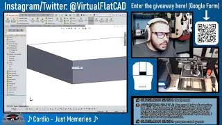 Thumbnail: Using multibody modeling to sidestep a failed pattern - SOLIDWORKS - 2K Sub Stream Highlights