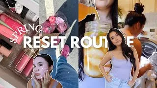 Thumbnail: THE ULTIMATE SPRING RESET 🌷 spring cleaning, new makeup routine, clothes, shopping, + more!