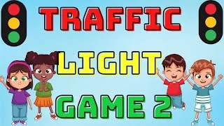 Thumbnail: TRAFFIC LIGHT GAME 2 - Virtual PE Activity - Kids Movement and Fitness Game - BRAIN BREAK