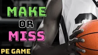 Thumbnail: MAKE or MISS BASKETBALL - Virtual PE BRAIN BREAK - THIS or THAT Physical Education Fitness Game