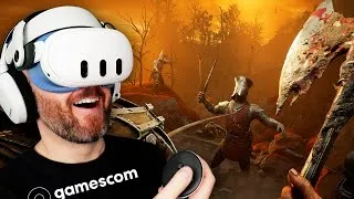 Thumbnail: The Best New VR Games From Gamescom 2024!
