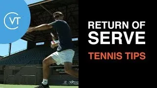 Thumbnail: Return of Serve Tennis Lesson | World Class Tennis Coaching -  VirtualTennisCoach.com