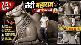Thumbnail: 7.5 Feet Giant Nandi Statue Making in Clay | Hyper Realistic Nandi Sculpture Process | Vishal Art