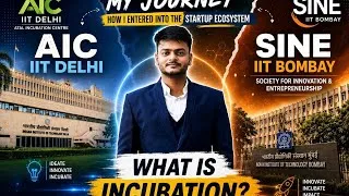 Thumbnail: How I Got Into the Startup Ecosystem | My Journey Through IIT Delhi & IIT Bombay