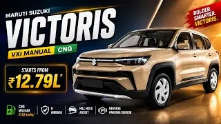 Thumbnail: 🔥 Maruti Victoris VXI CNG Review | Price & Mileage | Vish Motors