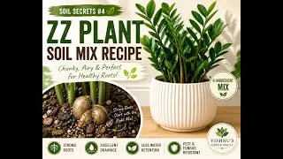 Thumbnail: Best ZZ Plant Potting Mix 🌿 | Fast-Draining Soilless Mix | Soil Secrets #4
