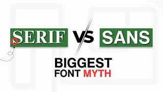 Thumbnail: 🤯 The Biggest Font Myth Designers Still Believe! Typography Tutorial for Beginners