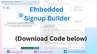 Thumbnail: Complete WhatsApp Embedded Signup Explained 🚀 Step-by-Step React Setup, Permissions, React & Postman