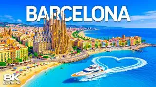 Thumbnail: Barcelona 🇪🇸 8K Drone Footage | Iconic Sagrada Família, Park Güell & Mediterranean Beauty