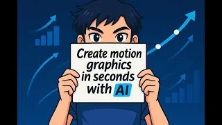 Thumbnail: Create Motion Graphics from text | Motion Graphics AI tool| Video Editing ai tool
