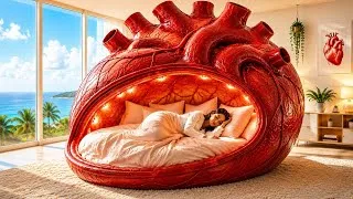 Thumbnail: Which Crazy Bed Would You Sleep In? 😱✨ (60 AI Concepts)